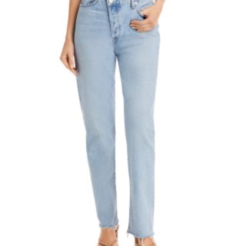 Agolde Criss Cross Jeans (Light Wash)